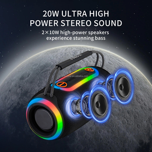 Altavoz Boombox inalámbrico portátil XBWEB Pro14 de 20W, mango LED RGB resistente al agua para fiestas en casa al aire libre para uso en ordenador y teléfono móvil - Product Image 4