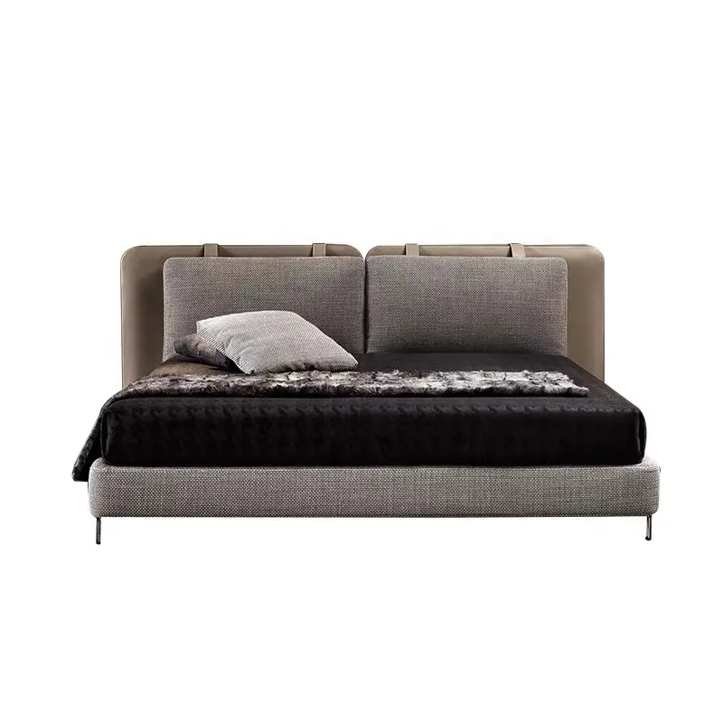 Modern bed room furniture king size bed