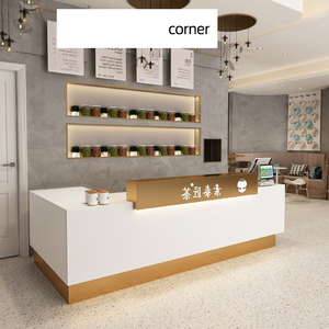 批发优质前台收银台收银台，用于广东咖啡店便利店收银台 - Product Image 3