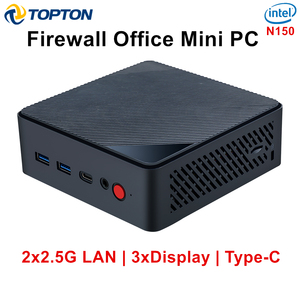 <span class=keywords><strong>Mini</strong></span> PC Topton M5 In-tel N150/N100 2x226-V 2.5G LAN DDR4 3200MHz SSD Win 11 <span class=keywords><strong>WiFi</strong></span> Firewall Router Office NUC <span class=keywords><strong>Computer</strong></span>