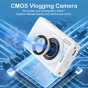 Tragbare Kamera Point and Shoot 64MP 4K HD Digital kamera: Kompaktes Design mit 2,8-Zoll-Display und 18-fachem Digital zoom - Product Image 3