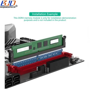 DDR4 288Pin 1,2 V DC Speicher RAM Adapter Tests chutz karte Desktop (Shorter Tabs)