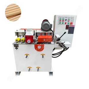 Máquina de fabricación de mango de escoba de madera para pelar y lijar - Product Image 1
