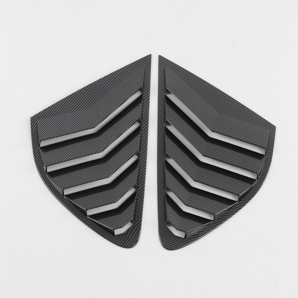 CARBON COLOR REAR WINDOW LOUVERS