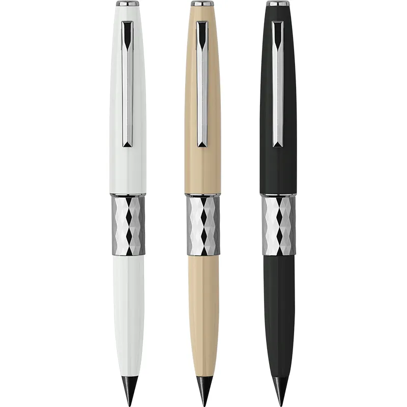 MAJOHN N102 multifunktion ale Metall farb stange Kein Schnitt Schreiben Sie kontinuierlich Unisex ewigen Bleistift und Füll federhalter made in China