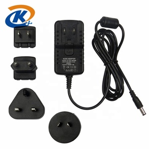 KSPOWER电源适配器12V1A 1.25A 2A交流220伏至Dc 24V0.5A 0.65A 1A可互换插头电源 - Product Image 5