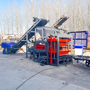 Tijolo fazendo máquinas concreto bloco máquina qt4-25 automático hidráulico bloco que faz a máquina