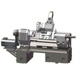 Torno de pista CNC totalmente funcional y fresadora, máquina de torno de freno de disco, herramientas de corte de torno - Product Image 1