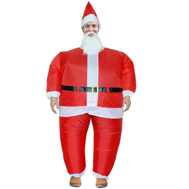 Traje inflable de Navidad para adultos y niños, árbol de Navidad, muñeco de nieve, Santa Claus, fiesta, Festival, regalo