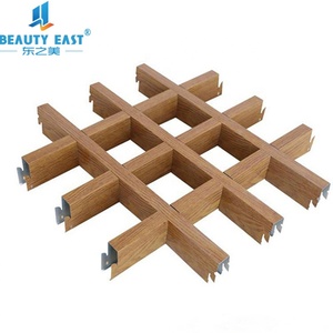 Suspended Aluminum <strong>Grid</strong> Cell <strong>Ceiling</strong> Crate Moulding Decorative <strong>Ceiling</strong> <strong>Tiles</strong> for Shops - Product Image 6