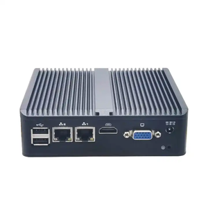 Entrega rápida J1900 mini pc NUC DDR3 pantalla dual 1 * HD + 1 * VGA 2COM 2LAN sin ventilador J1900 escritorio mini pc ordenador PC