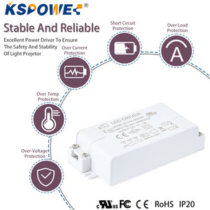 超薄型12V 24V 48VDC 0.5A 24W LED電源ドライバー一定100V入力電圧IP20屋内LEDストリップ照明 - Product Image 5