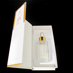 Custom <strong>White</strong> Cardboard Gift Boxes for <strong>10ml</strong> 30ml 50ml Glass Dropper Bottle for <strong>Box</strong> Packaging - Product Image 1