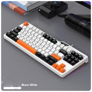 Kabel gebundener Desktop-Computer RGB Mechanische Tastatur Dünnschicht knopf Dreifarbige passende Lumineszenz-Touch-Gaming-Tastatur und-Maus - Product Image 6