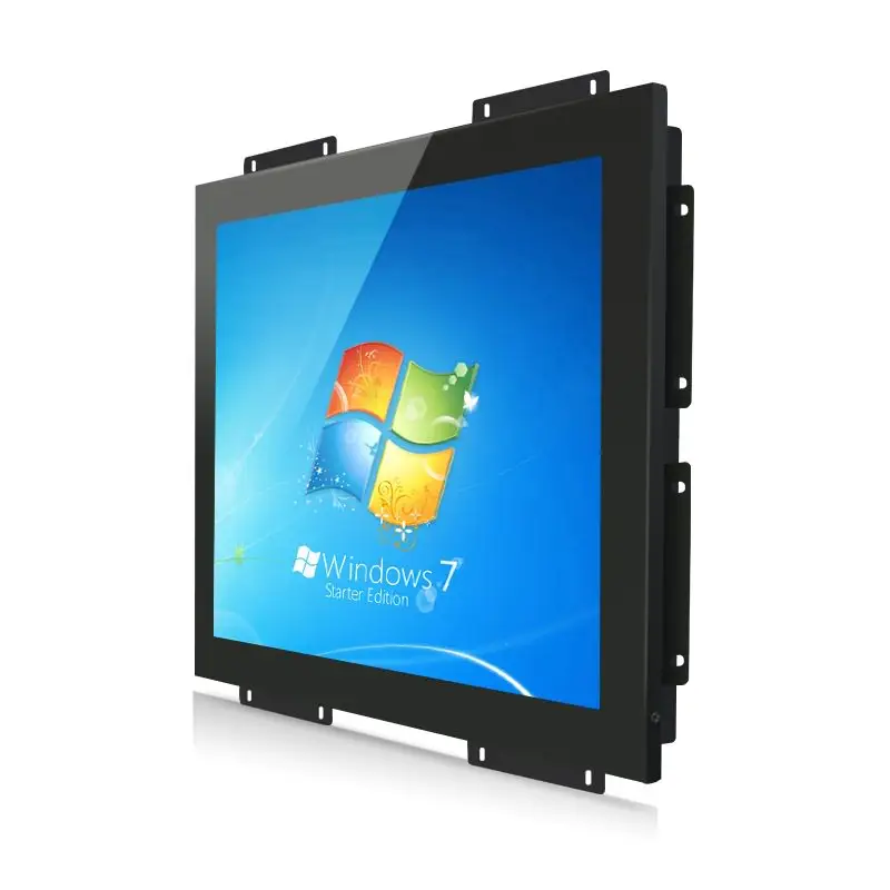 19 Inch Bedraad Resistive Open Frame Embedded Industriële Metalen Touch Monitor