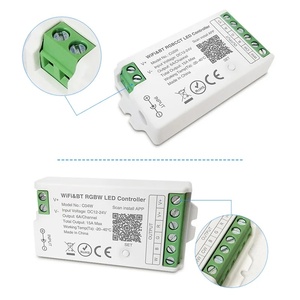 Tuya WiFi LED Controller DC12-24V RGB RGBW CCT Smart Strip Alexa compatibile con Google Home 4 canali PWM 2.4G RF Remote App dimmer - Product Image 1