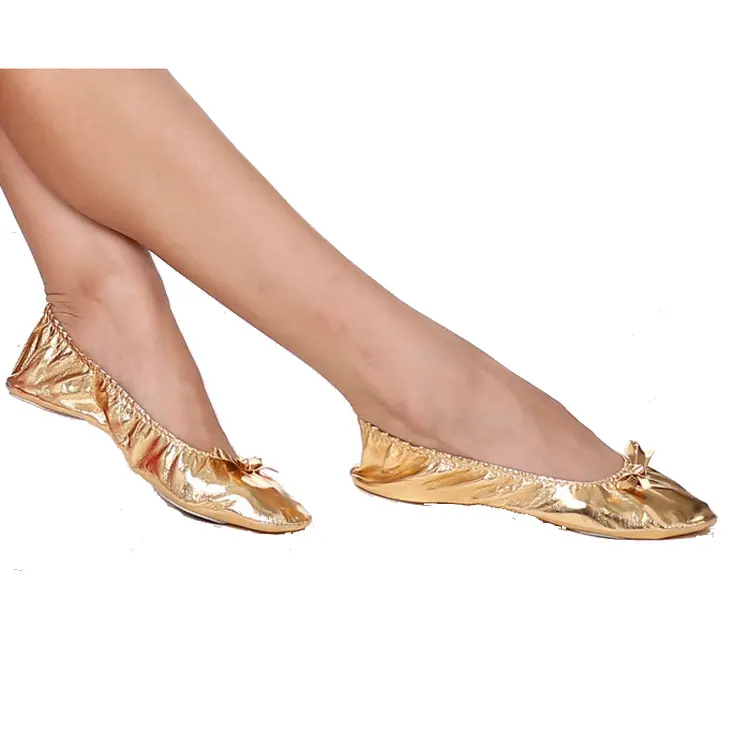 รองเท้าหนังบัลเล่ต์สำหรับผู้หญิง,รองเท้าเต้นรำบอลรูมพร้อมหนังนิ่มพื้นรองเท้าแบบแยกชิ้น