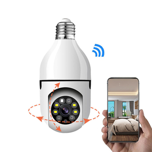 Qearim Smart <strong>Diy</strong> Home Security Wifi Ip <strong>Camera</strong> 2 Ways Audio P2P Wireless 360 Degree Auto Tracking PTZ Light Bulb <strong>Camera</strong> Wifi - Product Image 1