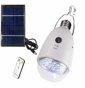 <strong>Hot</strong> Sale 2.4w DC and AC <strong>Led</strong> Lamp with 6v <strong>1w</strong> Epoxy Solar Panel - Product Image 1