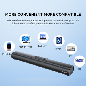 אלחוטי 2.0 עבור Bluetooth soundbar עם מערכת שמע שמע בית פלסטיק שמע מערכת טלוויזיה וטלפון נייד