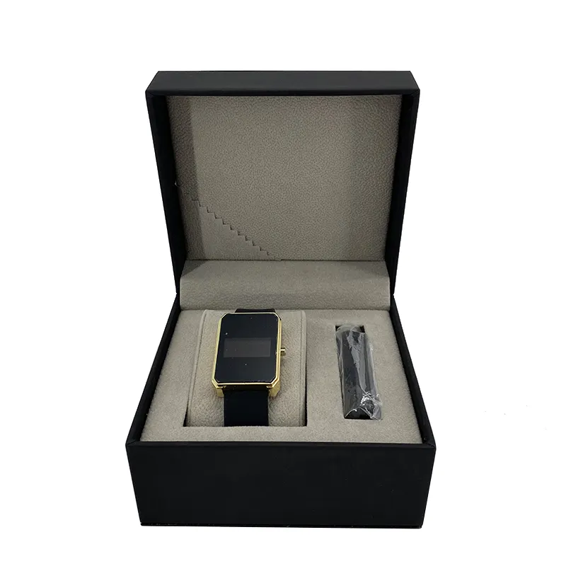 Eco Friendly Personalised Trending Products Custom Logo Long Travel Watch Box Paper Packaging watch boxes
