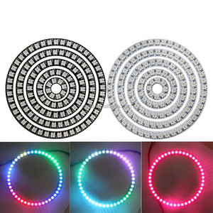 DC5V WS2812B 5050 SMD RGB Pixel anello luce 16/30/45 led modulo circolare indirizzabile per Arduino/ESP8266