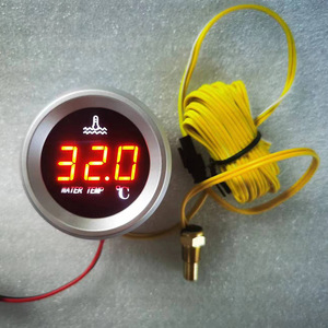 Medidor de temperatura del agua de 52mm, medidor Digital para coche, pantalla LED de 9-36V con función de alarma de Sensor de temperatura - Product Image 5