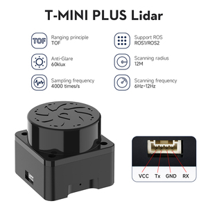 TOF Ranging 12M T MINI Plus Lidar compatible con ROS1 ROS2 para PC y otros dispositivos Jetson Nano Raspberry Pi 5 4B envío gratis - Product Image 5