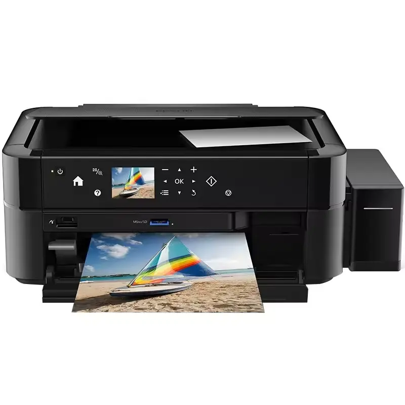 Impresora de inyección de tinta portátil reacondicionada para Epson L850 Photo All-in-One Ink Tank con tinta de color