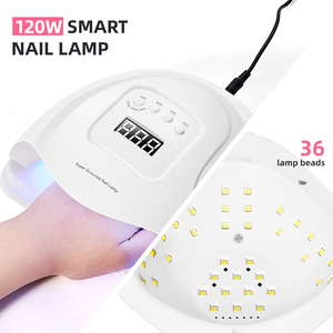 נייל ג 'ל סט 120W LED מנורת לק ערכת מהיר בניין די UV נייל אמנות סט