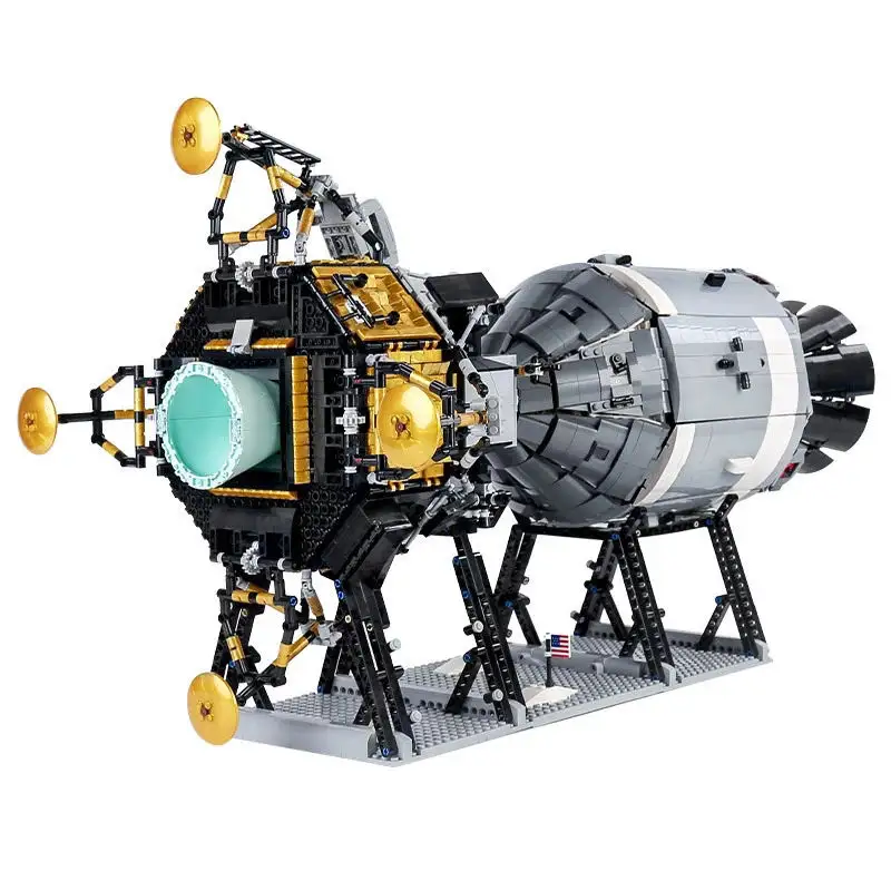 Mal King 21006 Grote Bouwsteen Speelgoed Sets Apollo 11q Ster Ruimte Voor Kinderen Educatief Diy Model Bakstenen Speelgoed