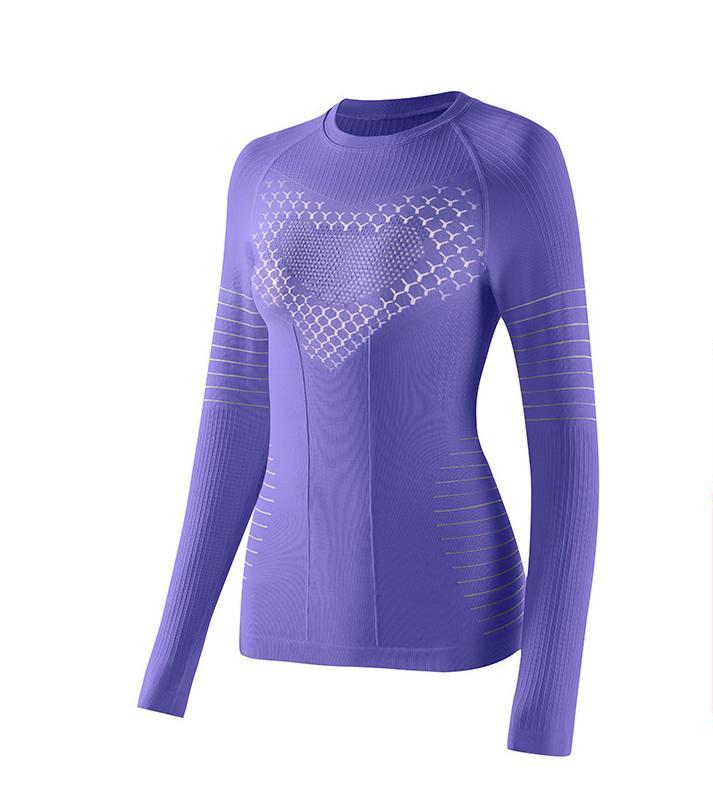 1-Top mujer gris púrpura