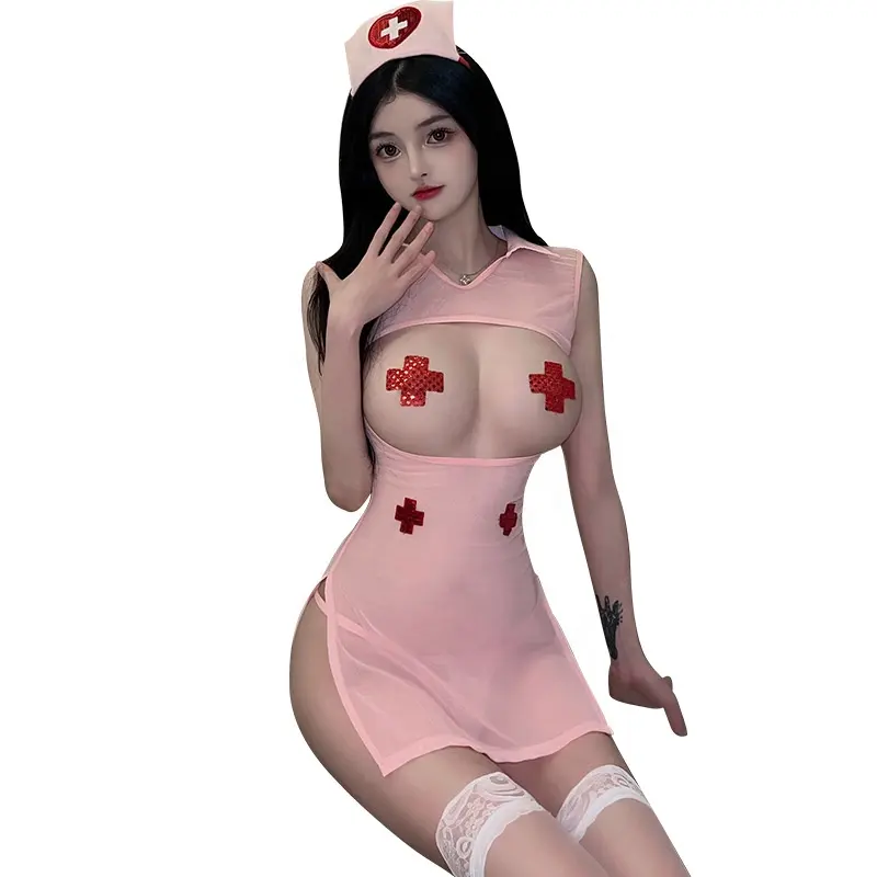 2024 vendita calda intimo Sexy donna Costume Sexy medico bianco Fashional Sexy Lingerie di pizzo Cosplay
