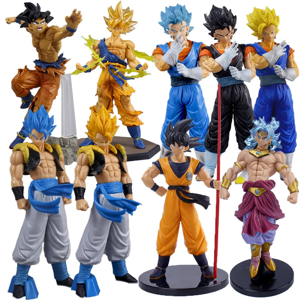 Venta caliente de alta calidad 60 estilo Dragon Balls Z figura Goku Kakarotto Vegeta figura Saiyan figura modelo