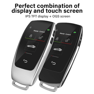 AOXUTONG yeni anahtarsız modifiye dokunmatik uzaktan kumanda ekran araba lcd akıllı anahtar Mercedes Benz BMW Audi için başlangıç için - Product Image 5