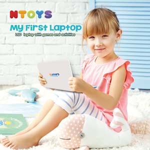Avanzata 2.8 pollici schermo LCD educativo studio portatile con tastiera morbida per l'apprendimento del computer portatile per i bambini