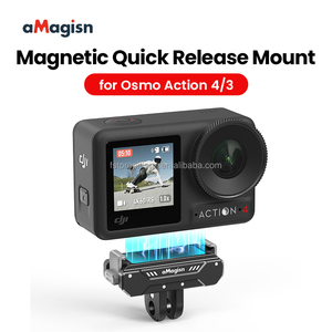 AMagisn Magnetic Quick Release <strong>Mount</strong> Quick Mini Quick Release Camera <strong>Mount</strong> Adapter with 1/4&quot; Screw for Camera OSMO ACTION 4/3 - Product Image 4