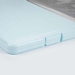 Caja de plástico A4 para almacenamiento de archivos, carpeta de documentos, portapapeles con caja de almacenamiento - Product Image 6
