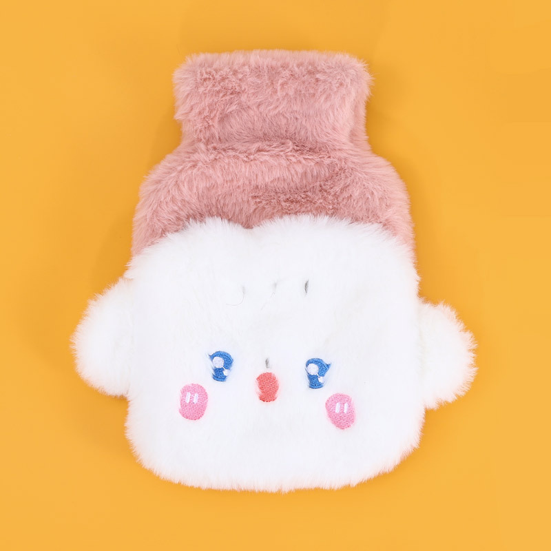 Pink white smiley face