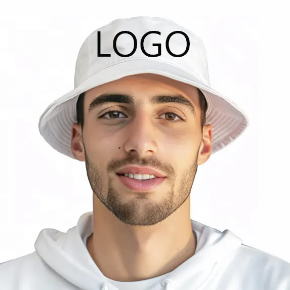 Impresión personalizada bordado sombrero playa pescador Bob lavabo adulto niño bebé gorra cubo sombrero