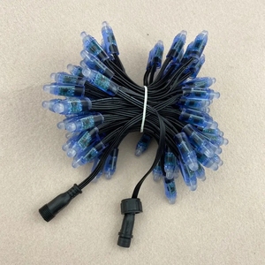 Individually Addressable 50pcs/Set Digital RGB <strong>LED</strong> Pixel Light <strong>Bullet</strong> 12mm Diffused Ws2811 - Product Image 2