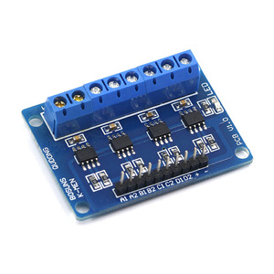 4CH 4-Kanal HG7881 Chip H-Brücke DC 2,5-12V Schrittmotor Treibermodul Steuerung Platte 4 Wege 2 Phase für Arduino