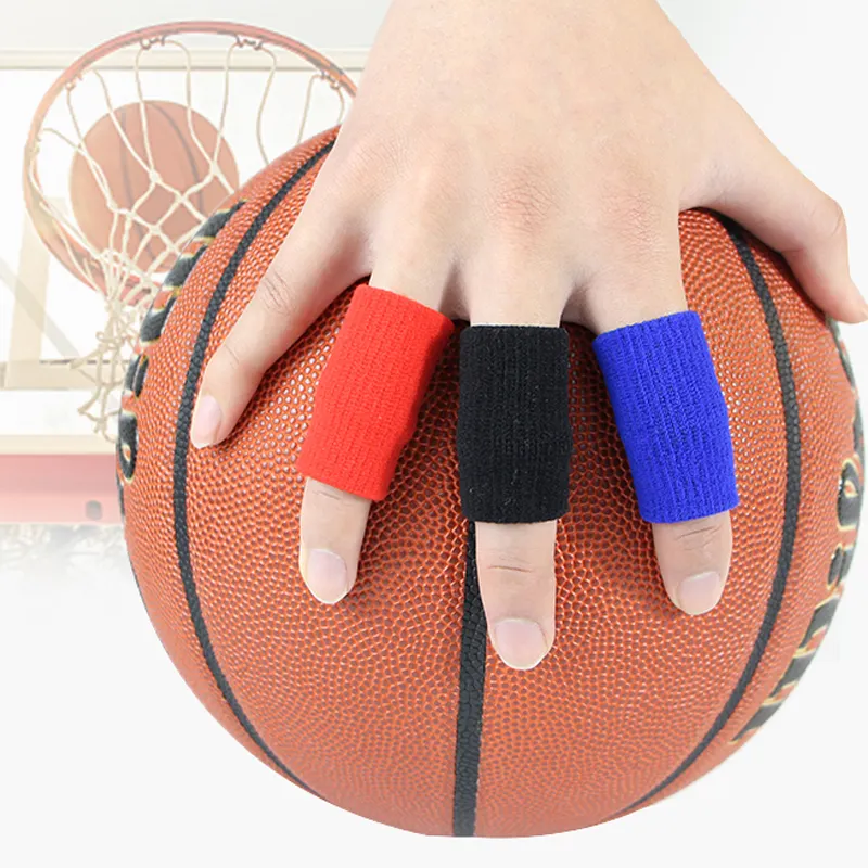 Protectores de mangas para dedo, soporte de pulgar, Protector de compresión elástico para deportes