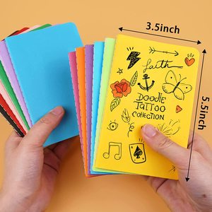 Fornitore scolastico piccoli taccuini foderati Mini diario con copertina morbida quaderni colorati copertina libro di scrittura per studenti - Product Image 2