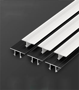 Hợp kim nhôm tấm thạch cao Trần hoàn thiện TRIM hình chữ T dải hình chữ U kênh treo trần cạnh phụ kiện gạch - Product Image 3