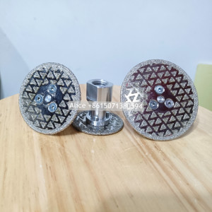 Hot bán item 20.30.40 50 Electroplated công cụ điện lưỡi kim cương nhỏ <span class=keywords><strong>minidisc</strong></span> 50mmm mạ điện - Product Image 4