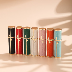 5ml Ury hàng đầu xách tay bơm lại mini du lịch da kẽm nhựa Nước hoa <span class=keywords><strong>Atomizer</strong></span> Spray Chai để bán - Product Image 1