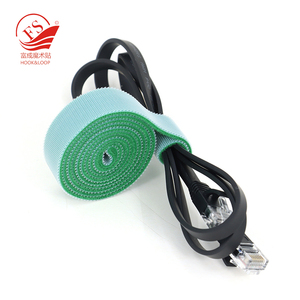 Stock Wholesale Back to Back <strong>Hook</strong> and <strong>Loop</strong> Strap Fastener Colorful Reusable Cable Ties Elastic Band - Product Image 6
