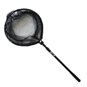 Balıkçılık ekipmanları derin büyük balık ağı uzanan katlanabilir teleskopik çubuk kolu el balık ağı kauçuk kaplama kafası - Product Image 2