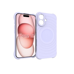 IPhone 16 Plus用の最新のキャンディーカラーシリコン電話ケースカバー